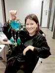 An exchange student and her exquisitely decorated dreamcatcher
